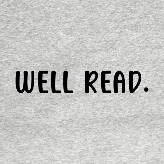 Well Read Typography by Amy Designs Co.